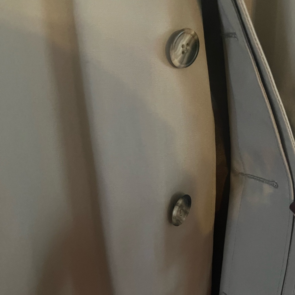 London Fog Khaki Trench Coat - Picture 3 of 6